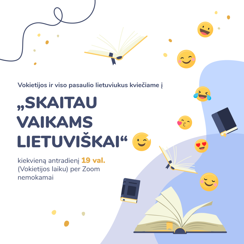Kvietimas į "Skaitau vaikams lietuviškai" renginį