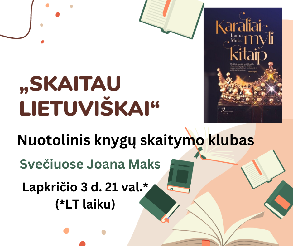 Skaitau lietuviskai klube-Joanos Maks romanas