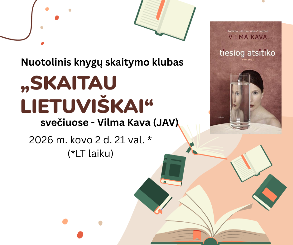 Kvietimas į Skaitau lietuviškai su V.Kava